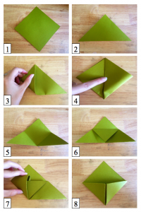segnalibri origami angolo
